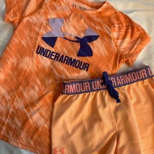 Youth Under Armour shorts set